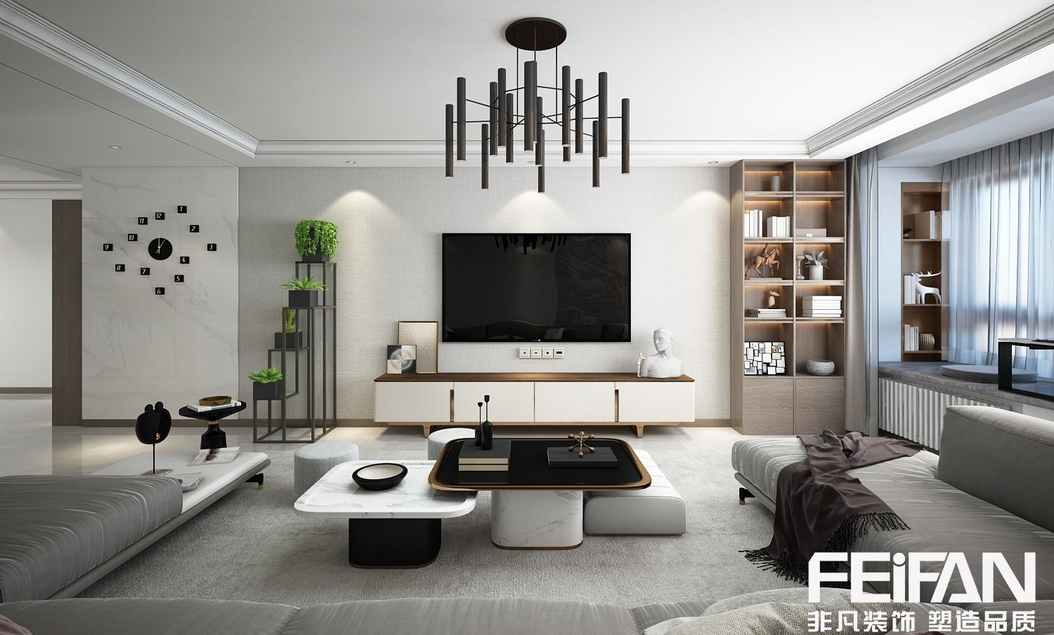 丽水湖岸观邸装修效果图