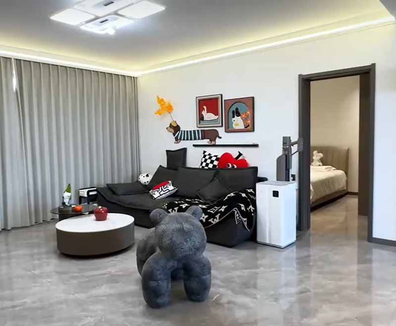 大庆欣悦里122m²现代简约风整装修实景拍摄